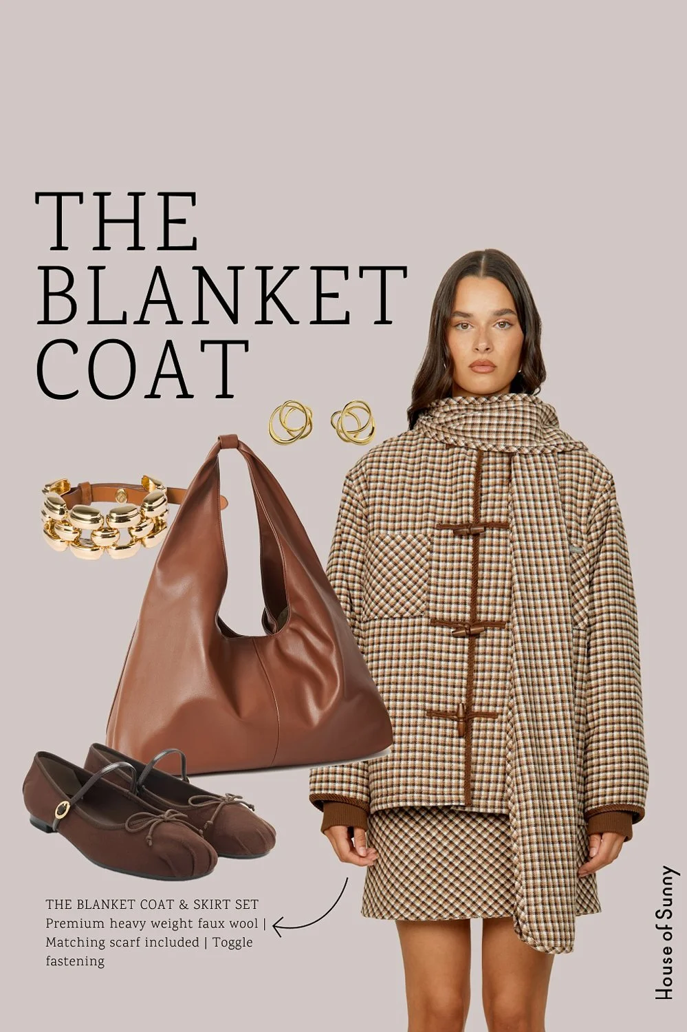 House of Sunny Retro Blanket Jacket