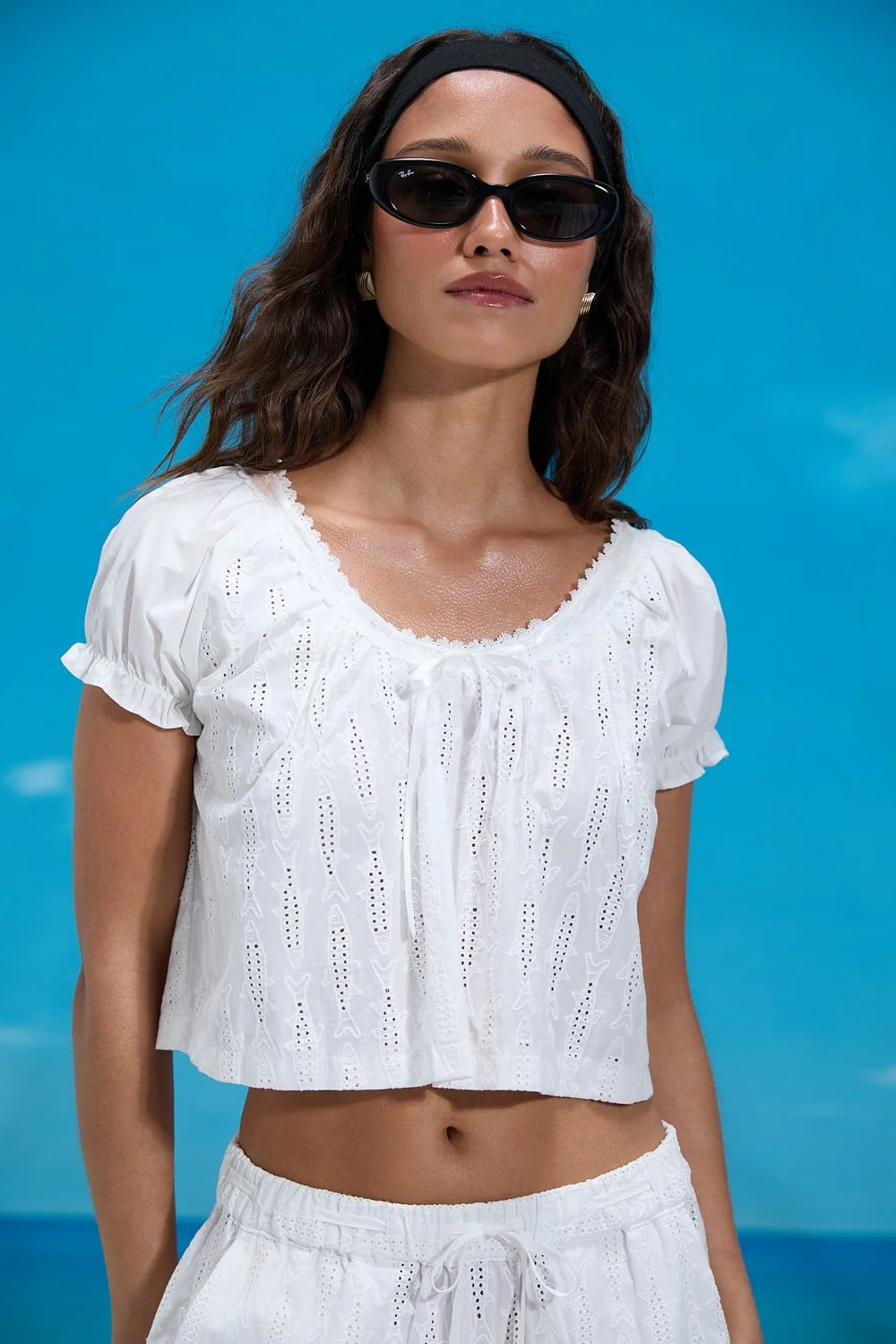 House of Sunny Sea Breeze Cotton Top