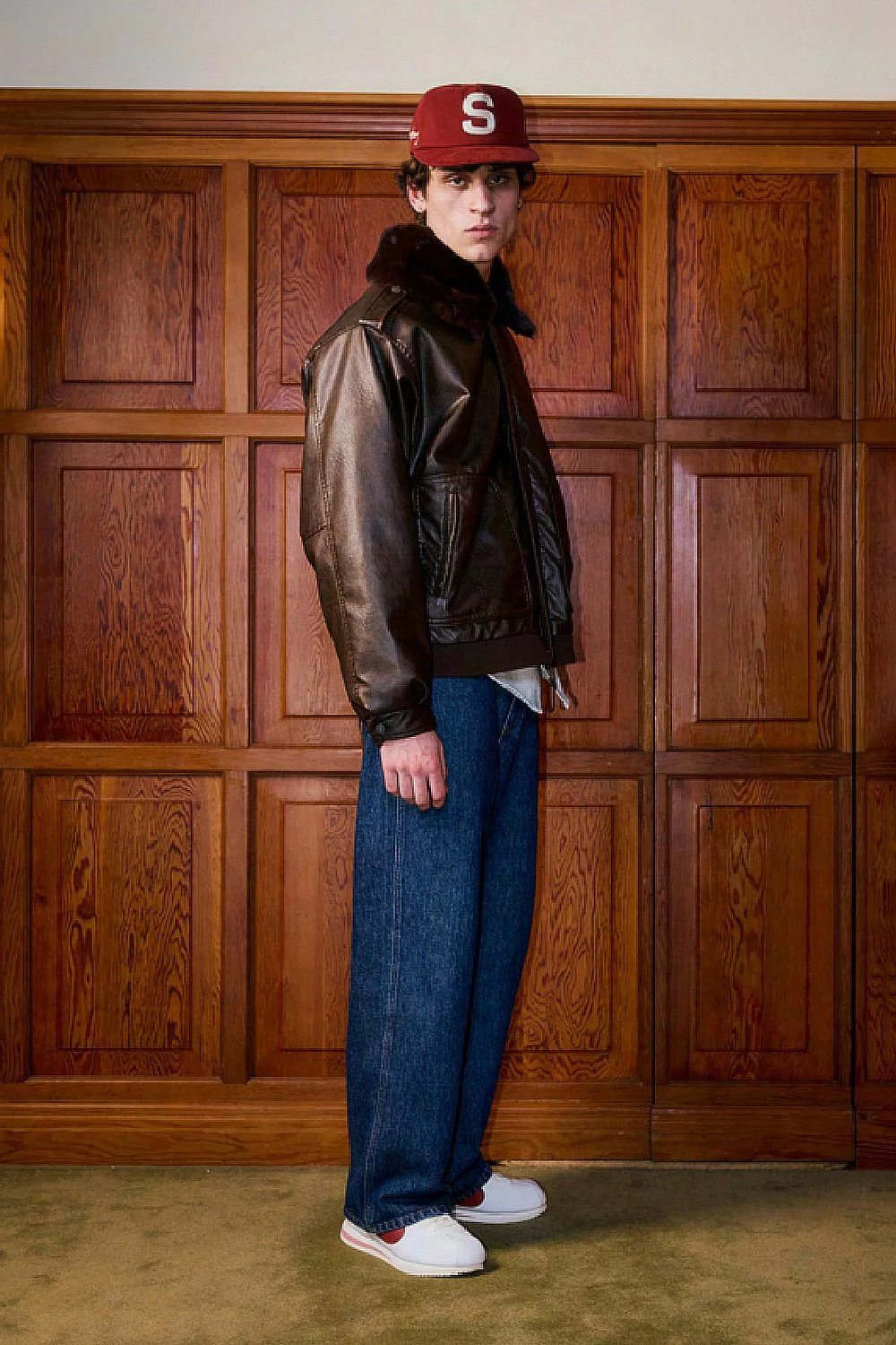 House of Sunny Cruise Flight Jacket - Brown