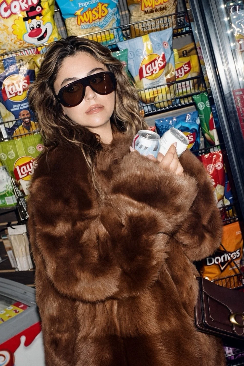 Mika Abdalla in Le Specs Dream Boat Sunglasses - Cocoa