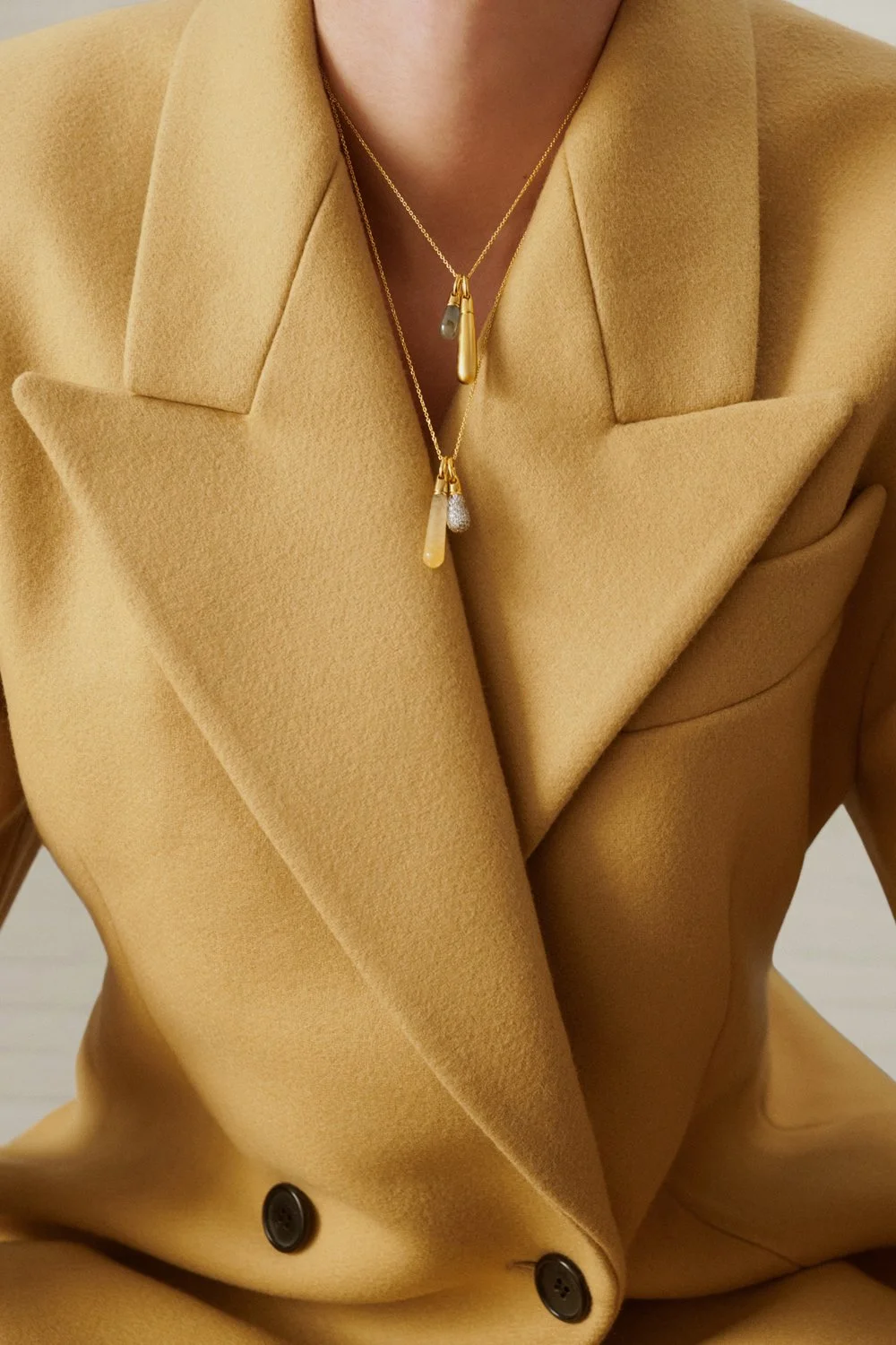 PDPAOLA Pavé Drop Pendant