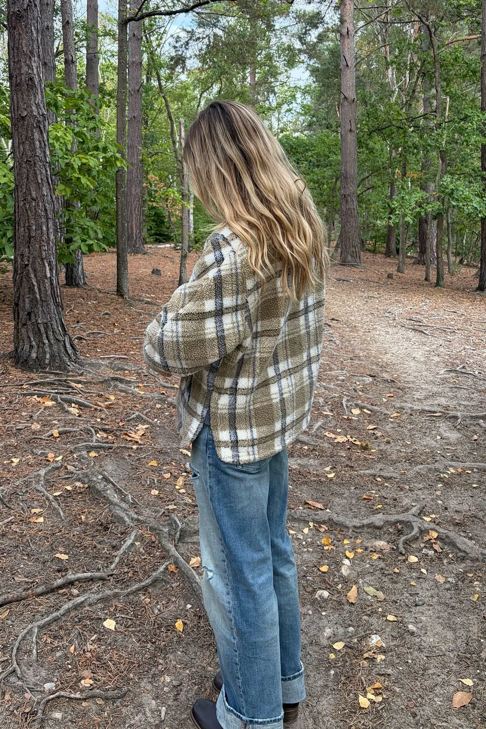 House of Sunny Fleece Scarf Jacket