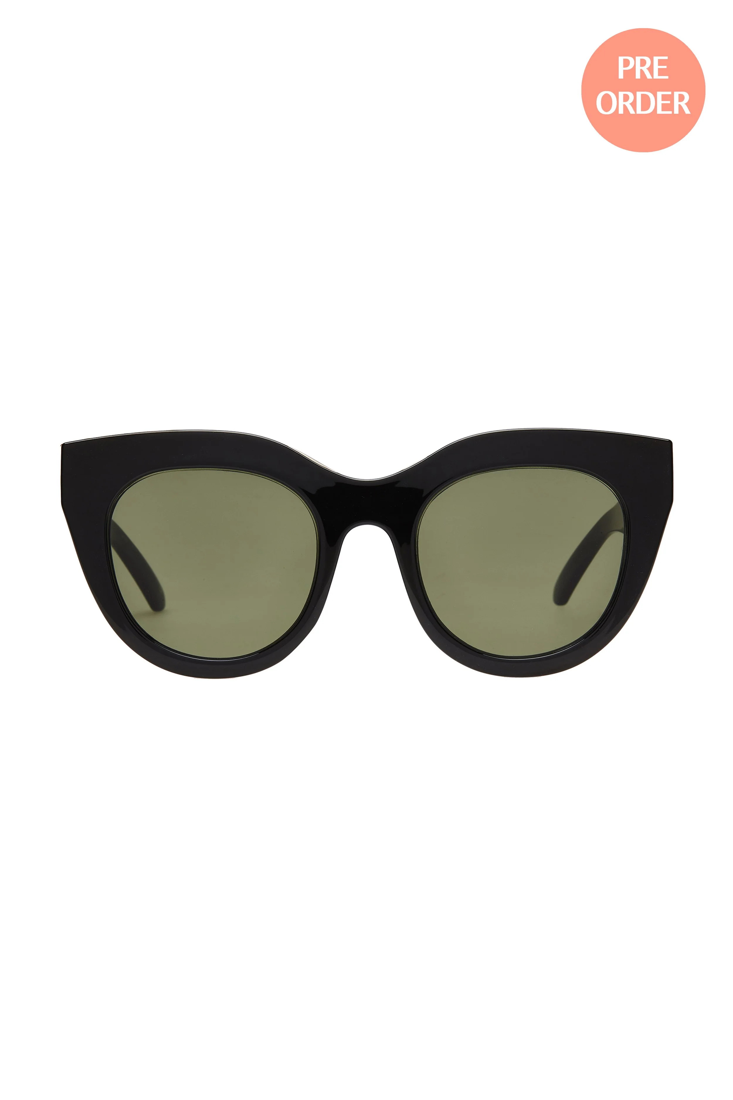Air Heart Sunglasses - Black