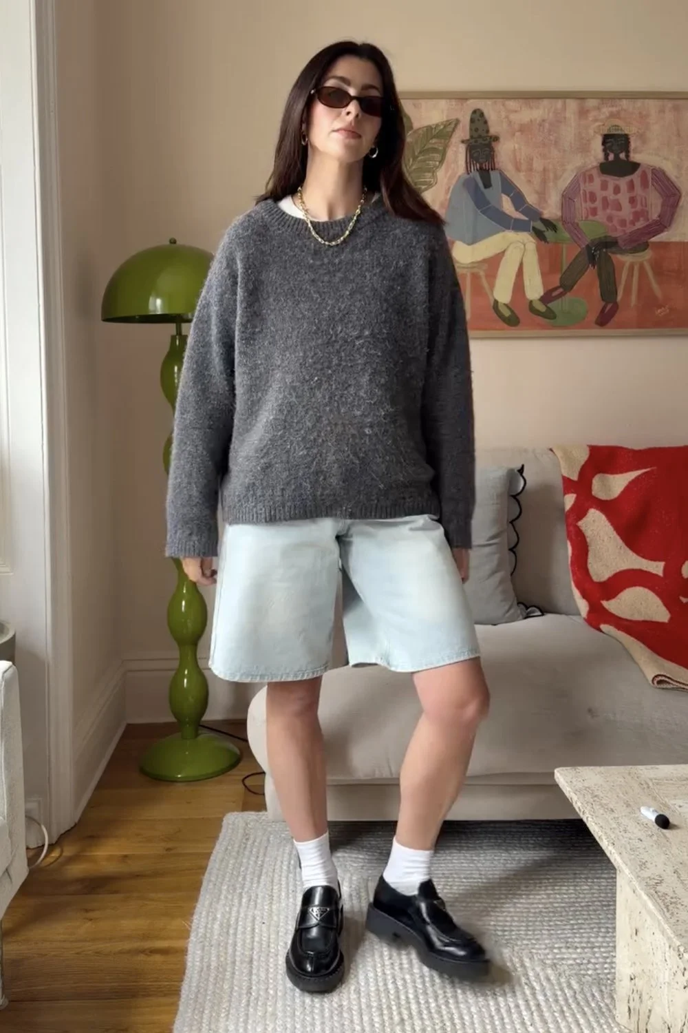 @franki.dammone in House of Sunny Sundown Denim Shorts