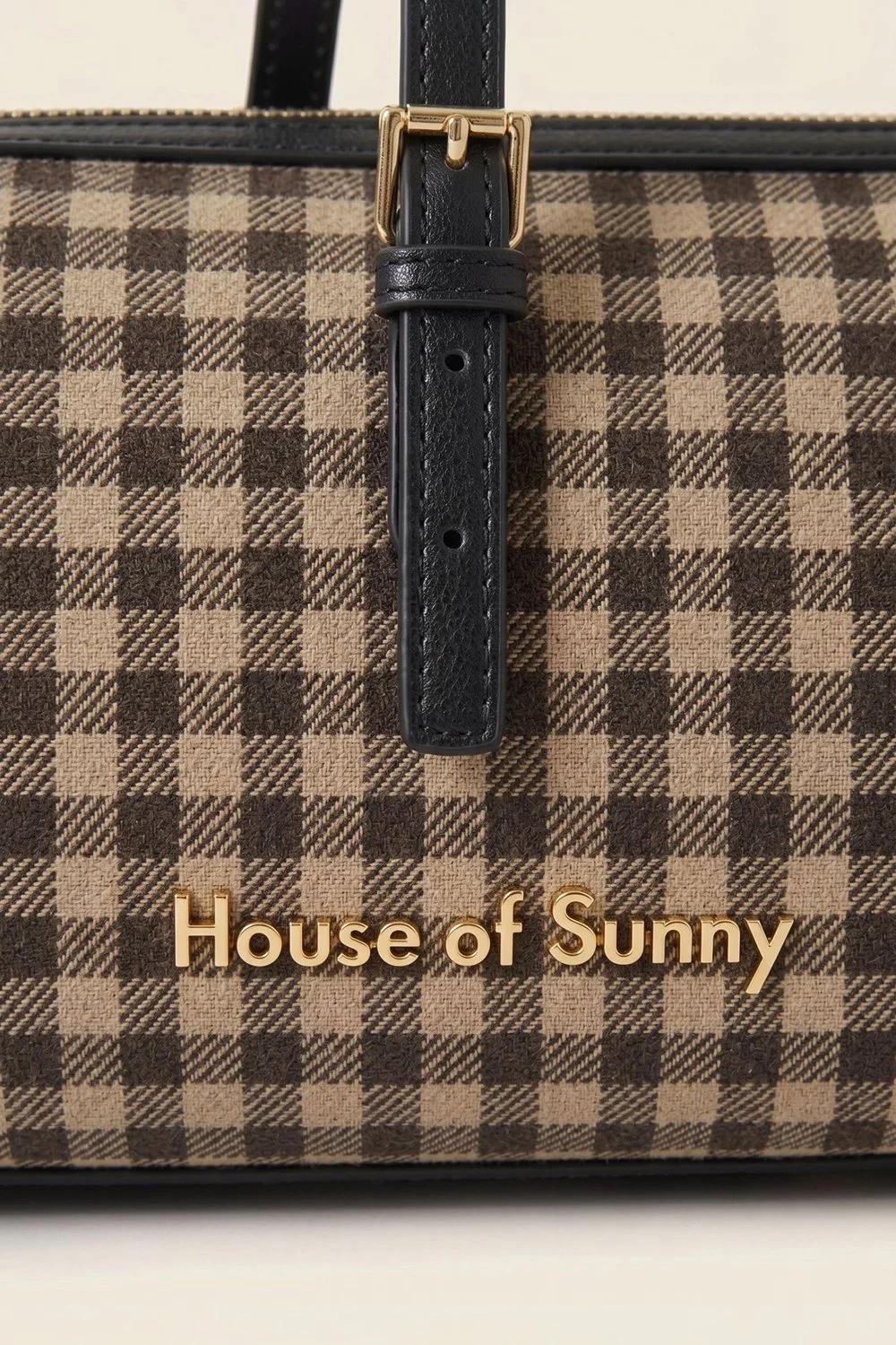 House of Sunny The Shirley Bag - Multi Check
