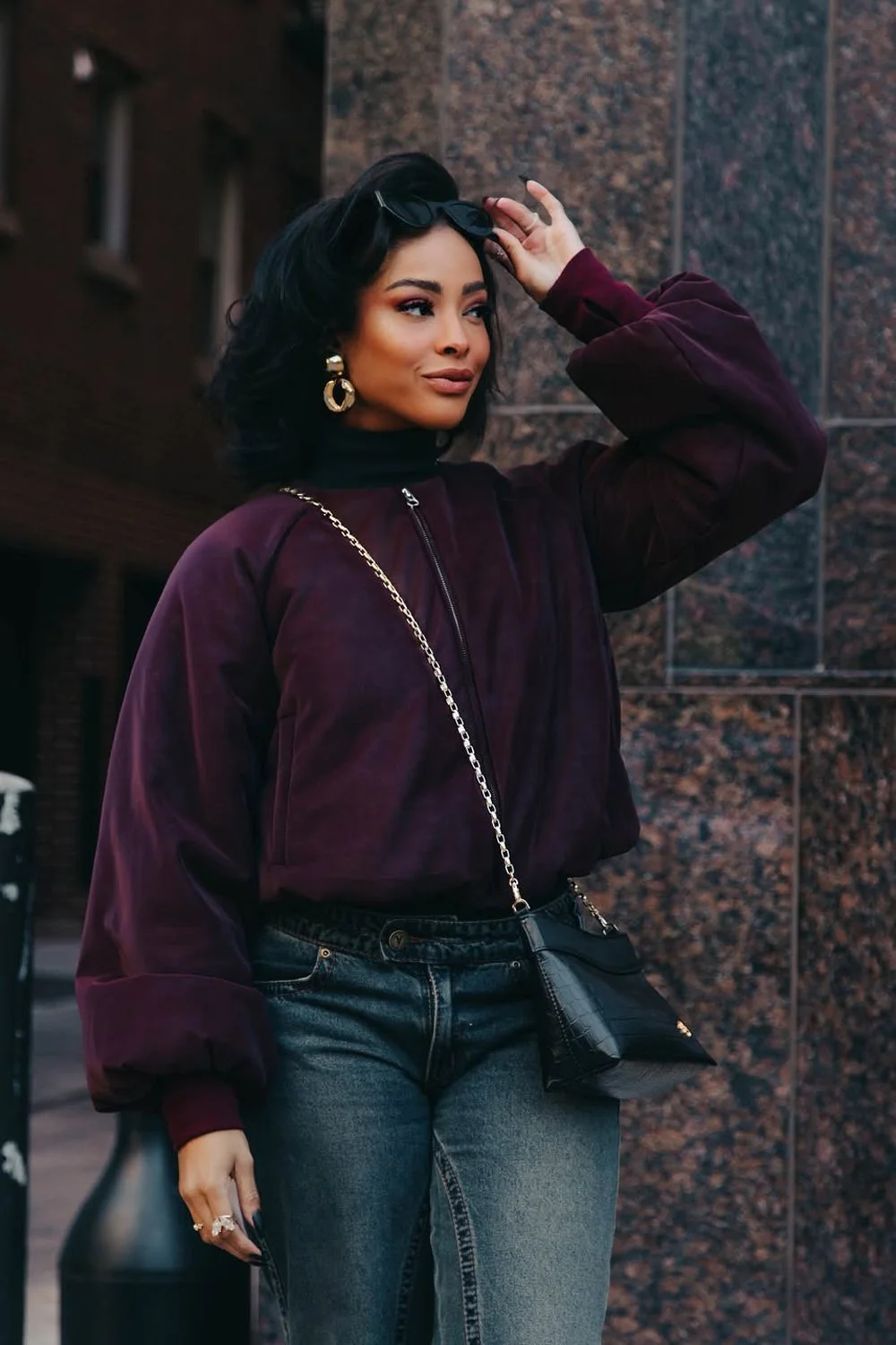 @heyraychh in SAEMDI Bordeaux Bomber