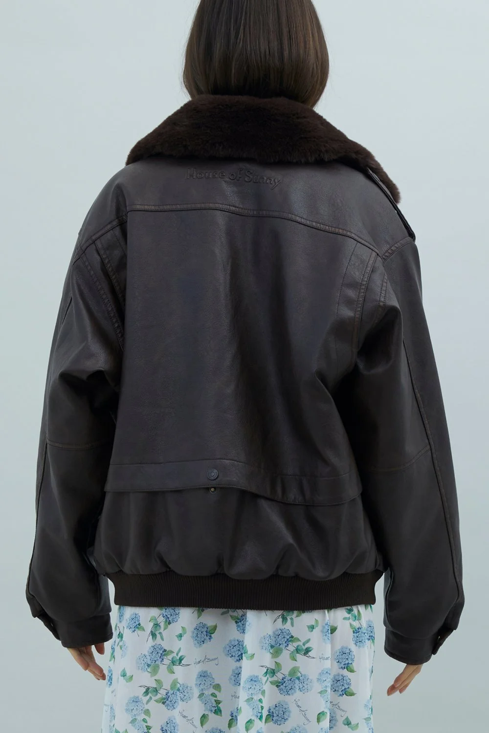 House of Sunny Cruise Flight Jacket - Brown