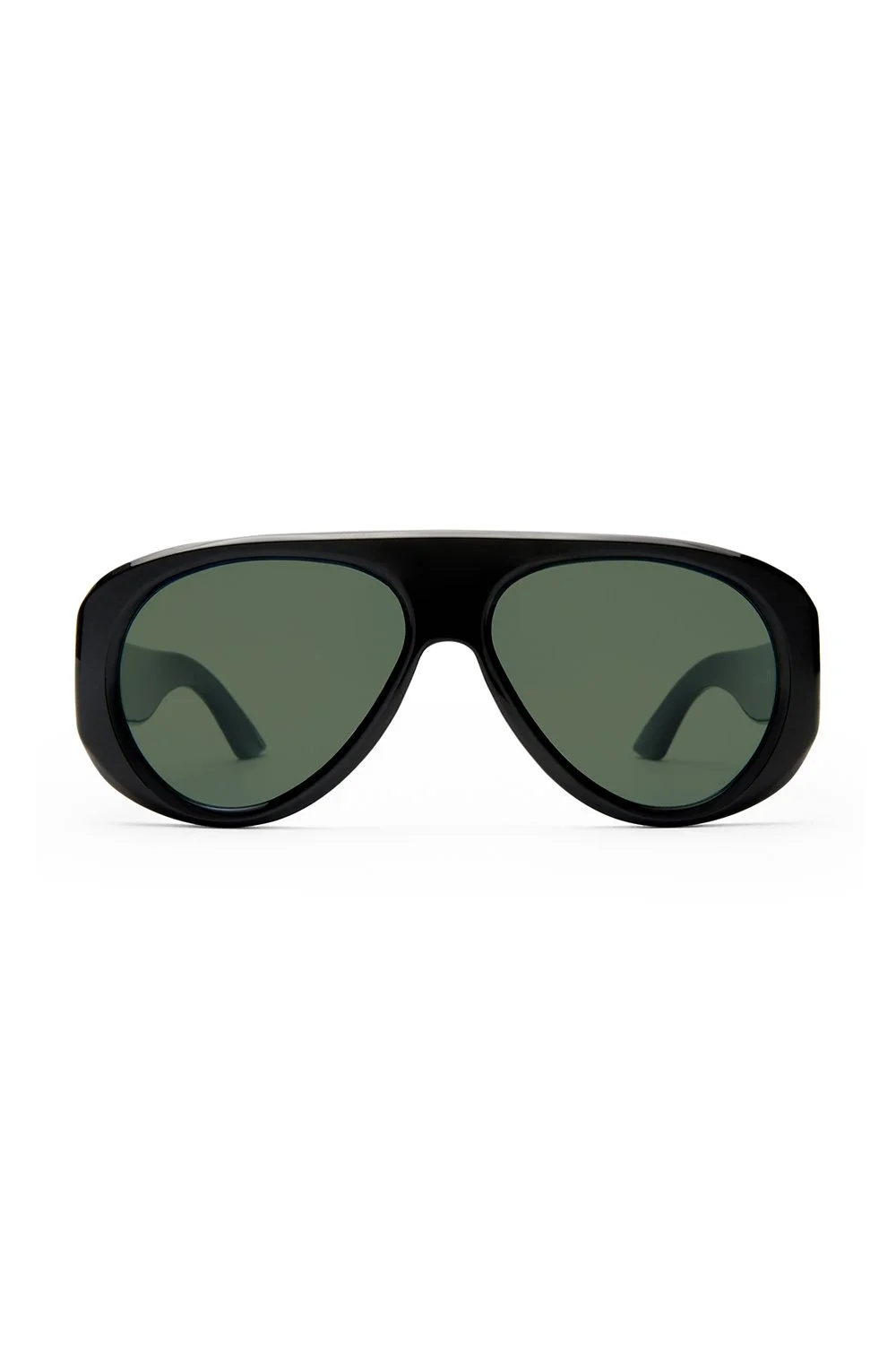 Le Specs Dream Boat Sunglasses - Black - Khaki Mono Polarized