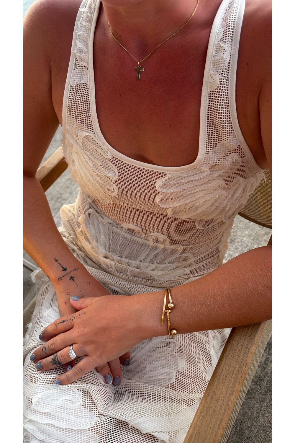 @frankiethevideographer in House of Sunny Seashells Appliqué Dress