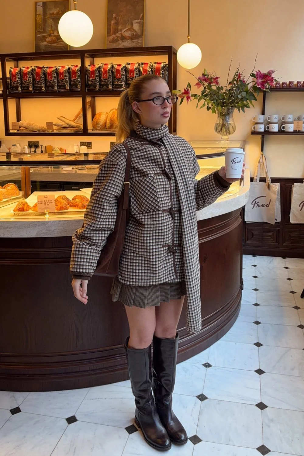 @graceshadrack in House of Sunny Retro Blanket Jacket