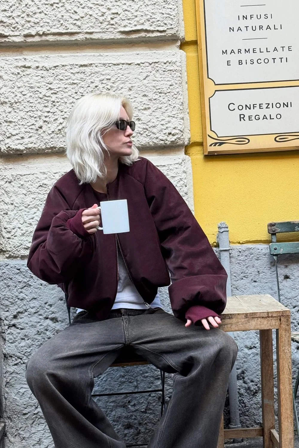 @sarasvalberg in SAEMDI Bordeaux Bomber