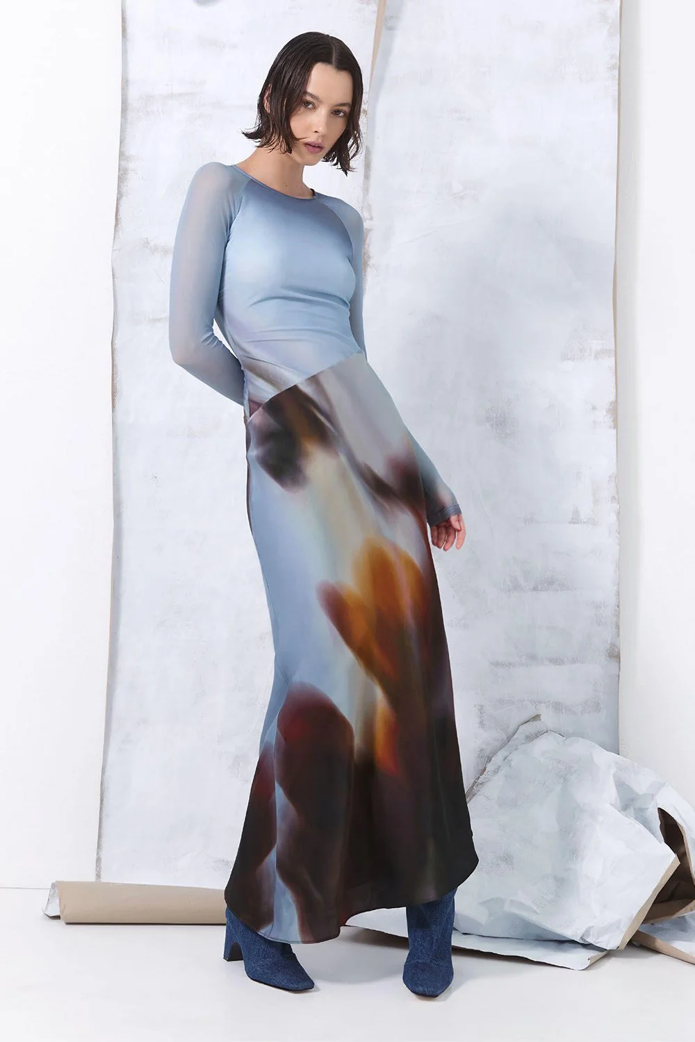 Significant Other Sofiya Long Sleeve Maxi Dress