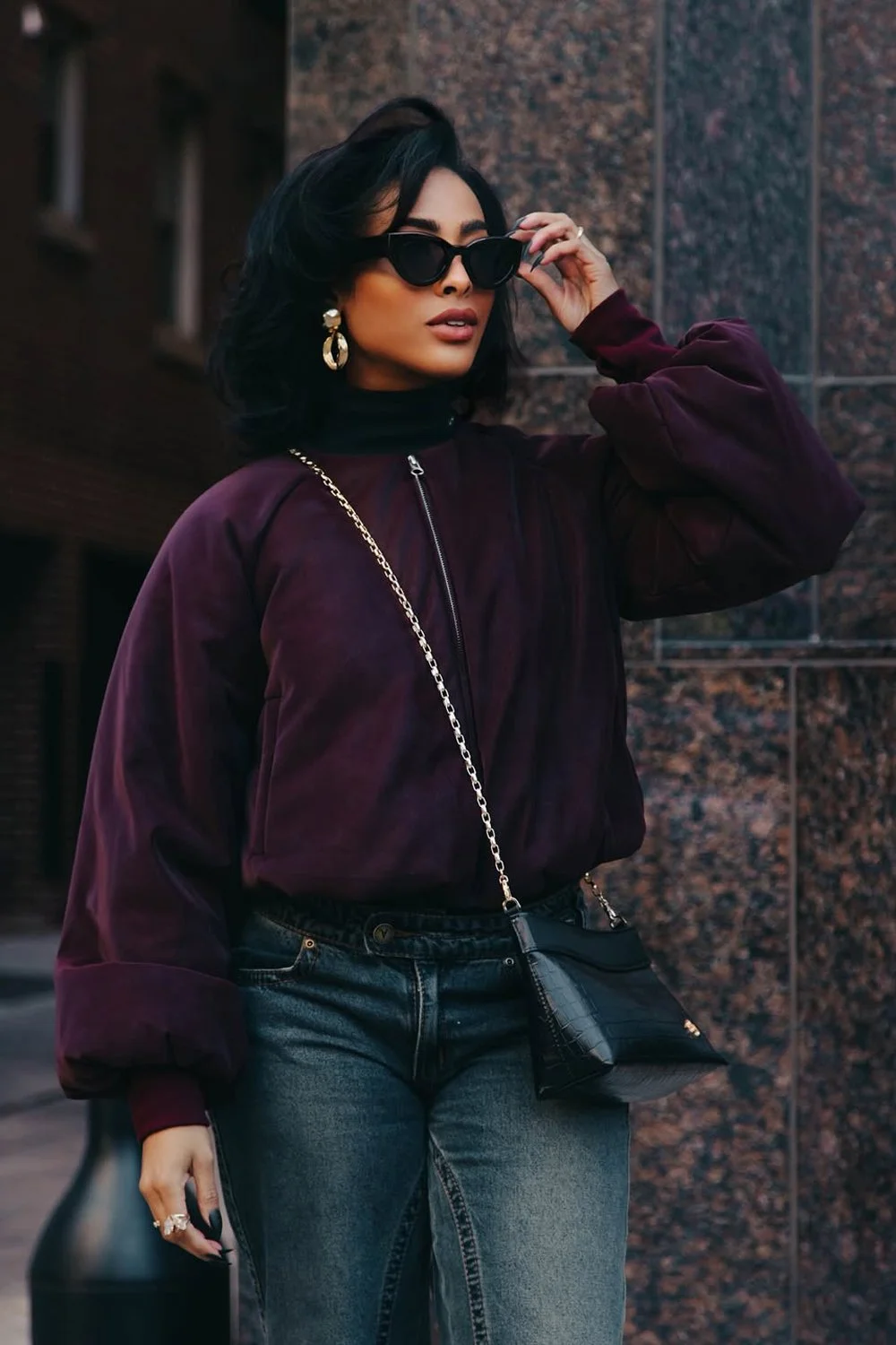 @heyraychh in SAEMDI Bordeaux Bomber