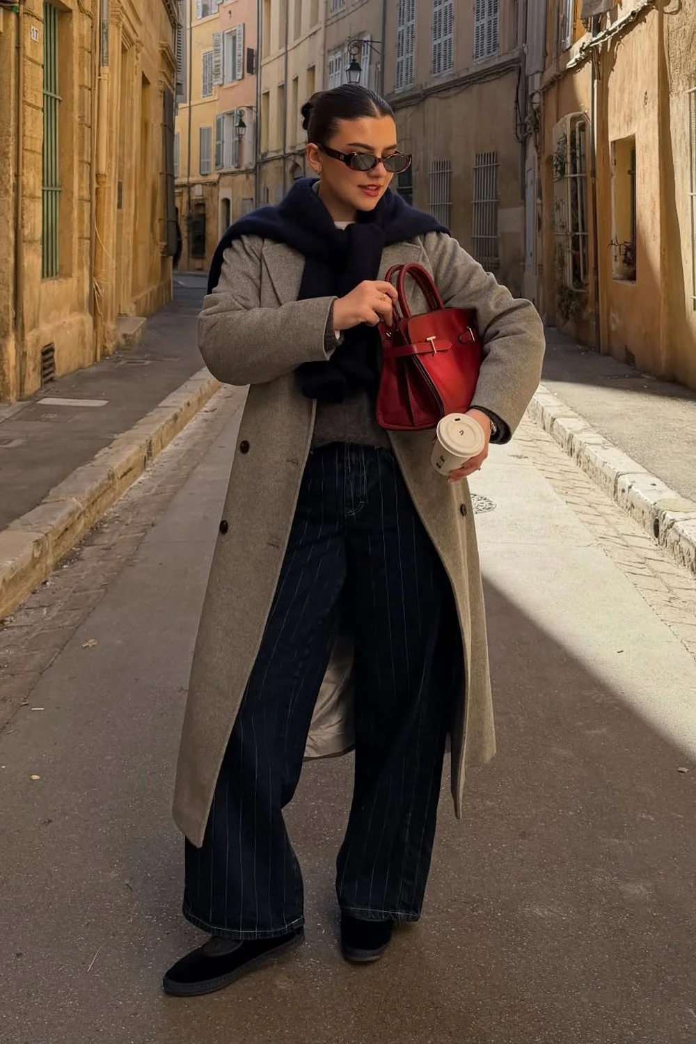 @daniellelacosteblog in Le Specs Work It Sunglasses - Dark Tort