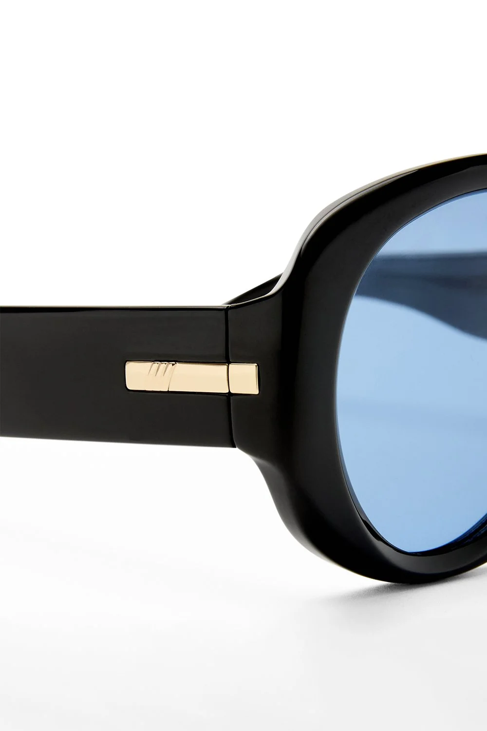 Le Specs Dream Boat Sunglasses - Black - Blue Mono