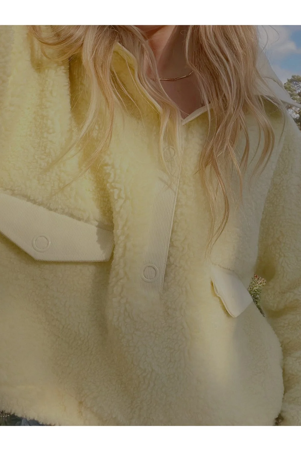 House of Sunny Teddy Pullover