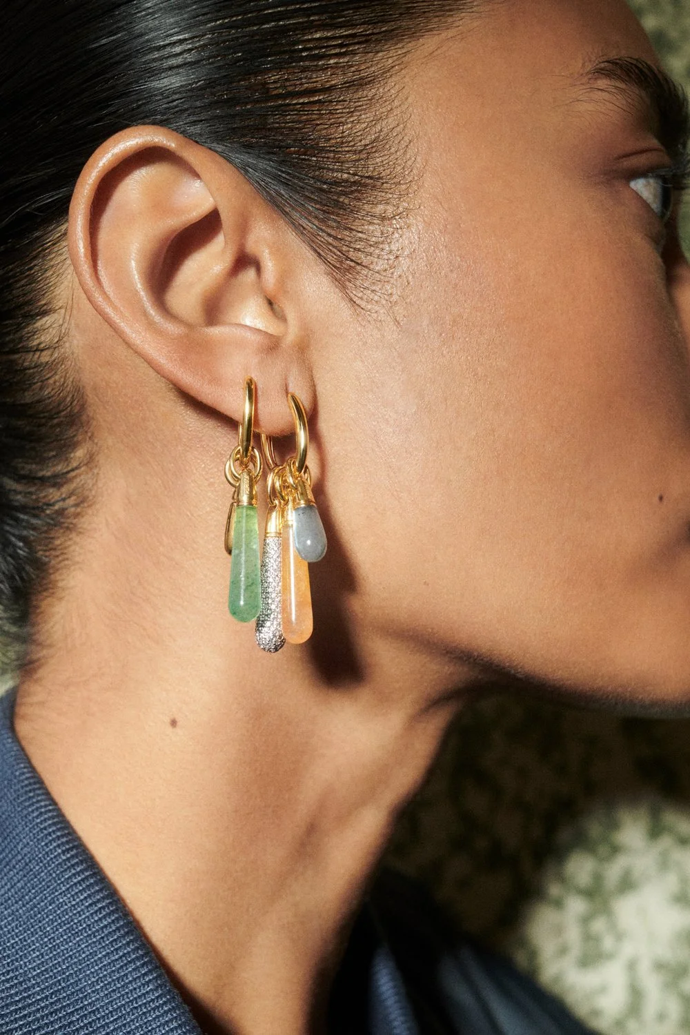 PDPAOLA Pavé Large Drop Pendant