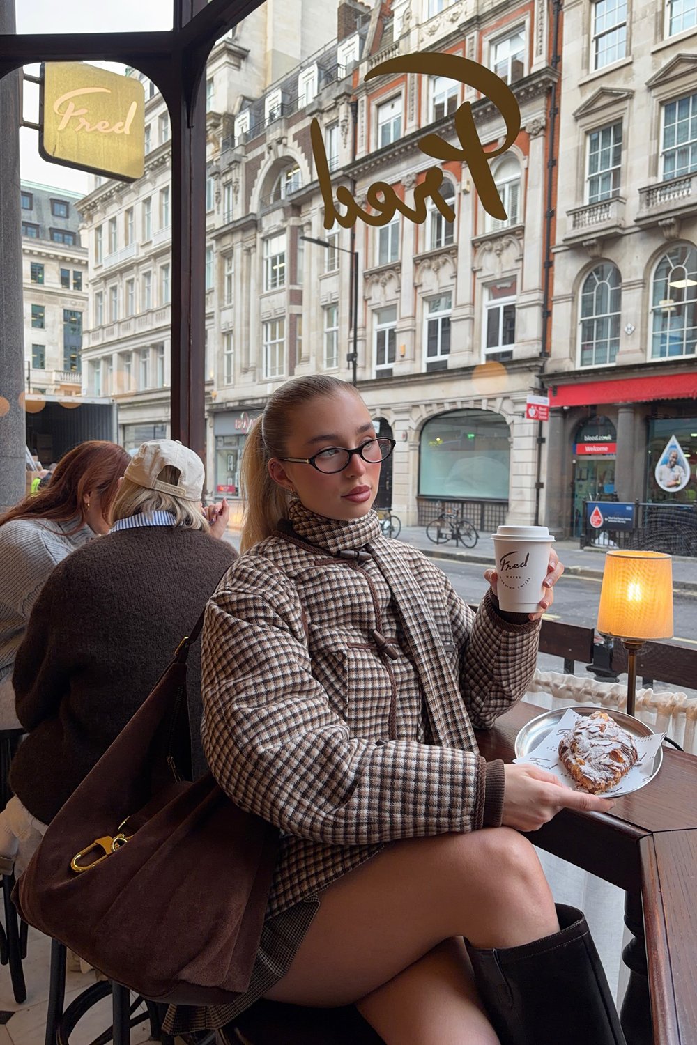 @graceshadrack in House of Sunny Retro Blanket Jacket