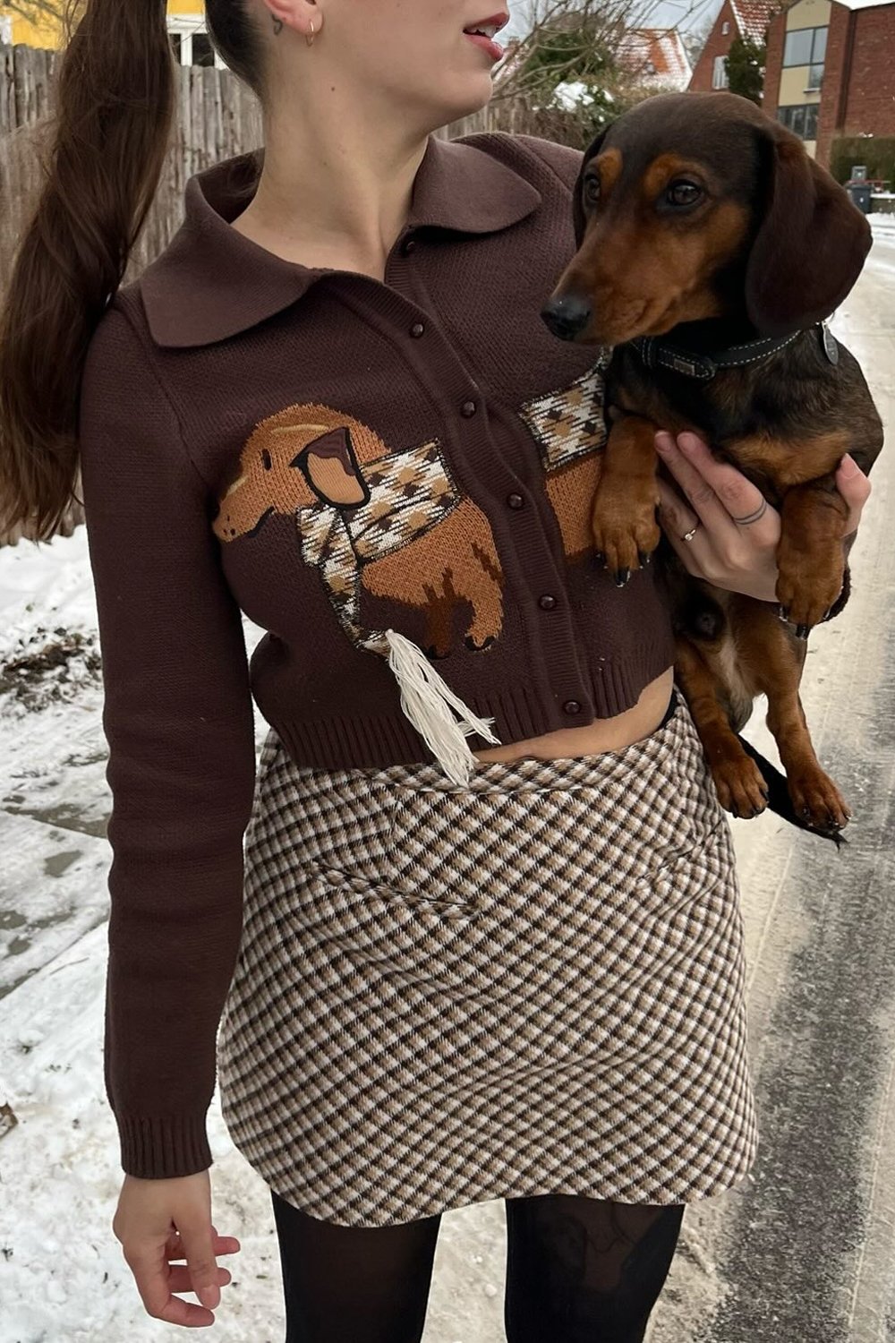 @emilia_lyng_mikkelsen in House of Sunny Walk In The Park Tripper - Tobacco