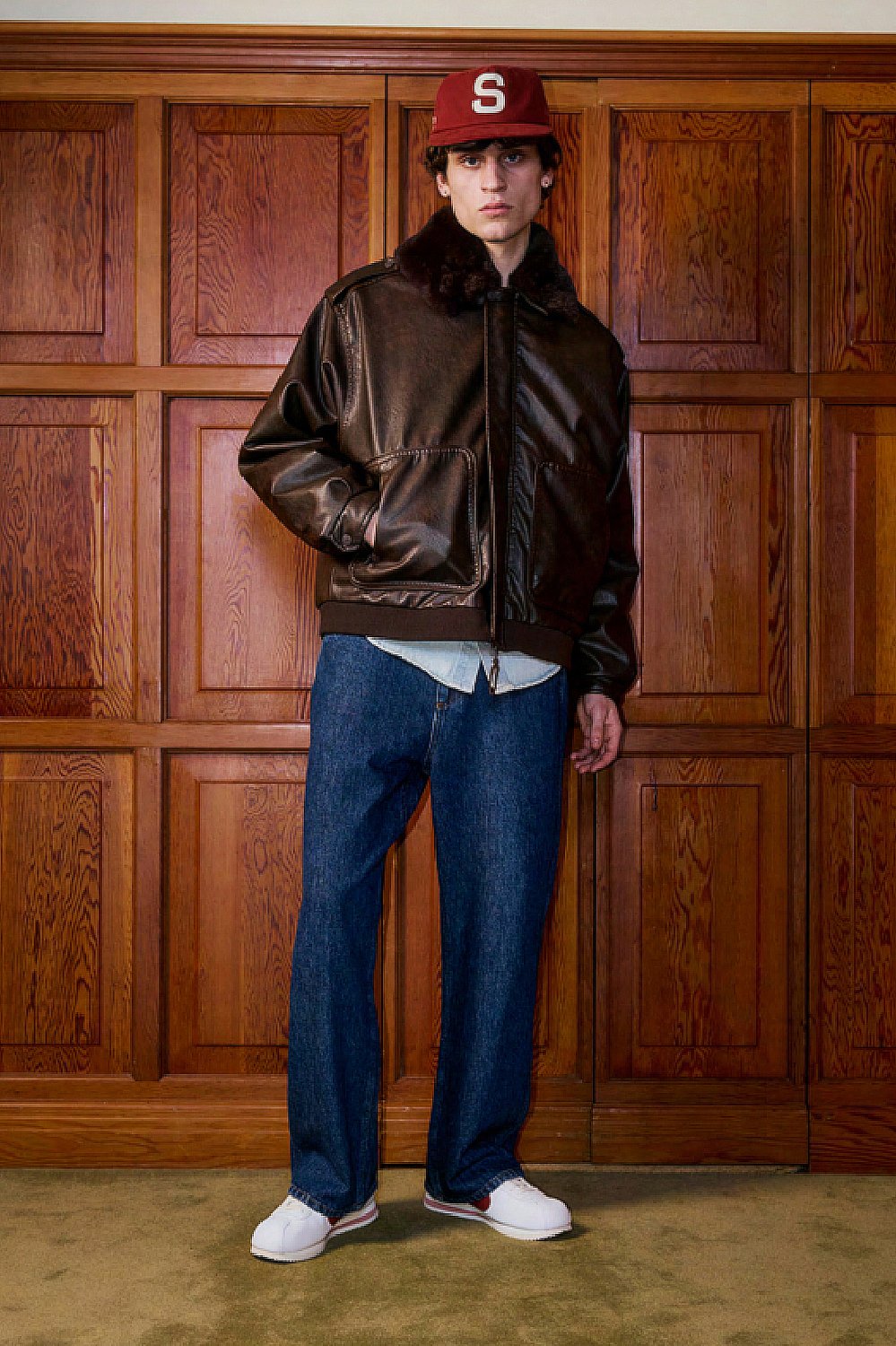 House of Sunny Cruise Flight Jacket - Brown