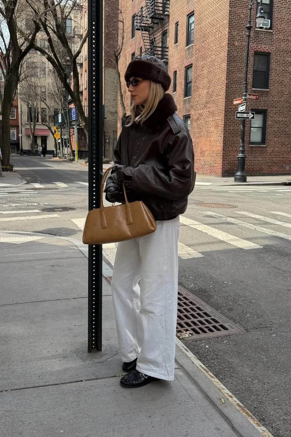 @hopemarsh in House of Sunny Cruise Flight Jacket - Brown