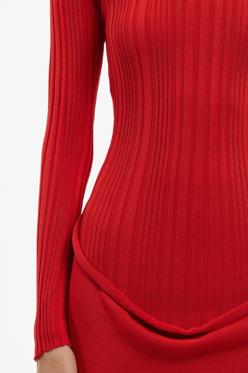 open lace back dress Elvira Belt Mini Dress