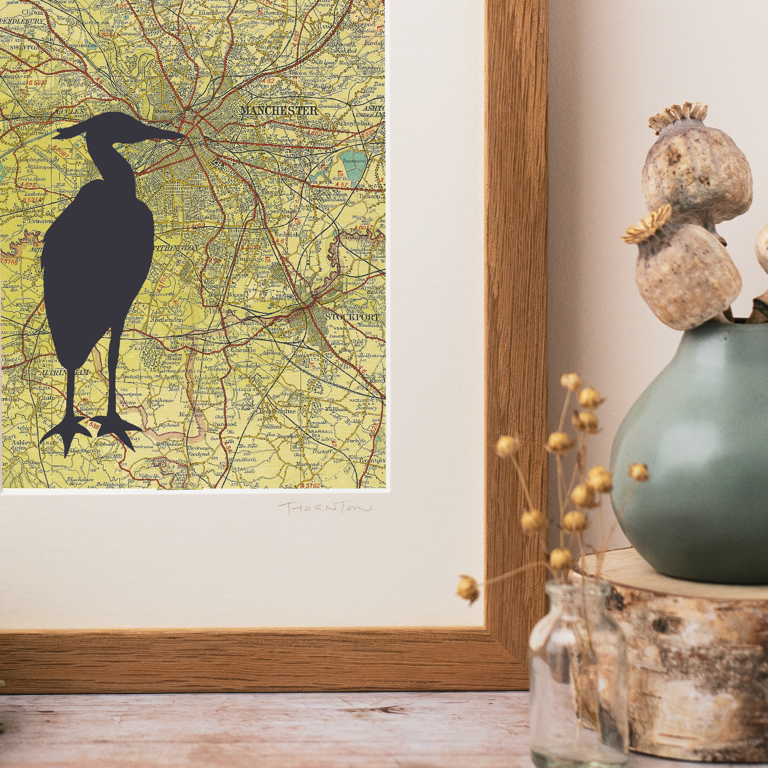 Manchester Heron Map Print - A4 Detail.png