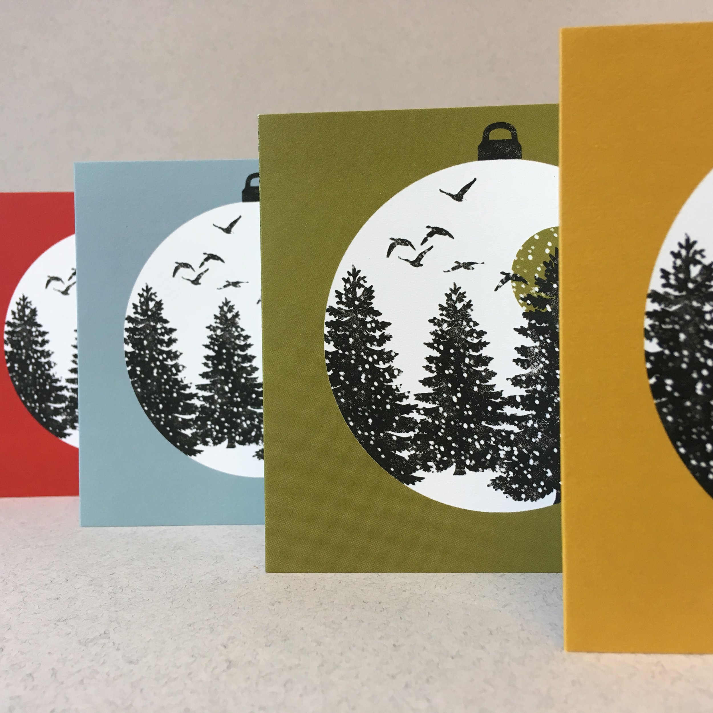 WINTER TREES BAUBLE COLLECTION