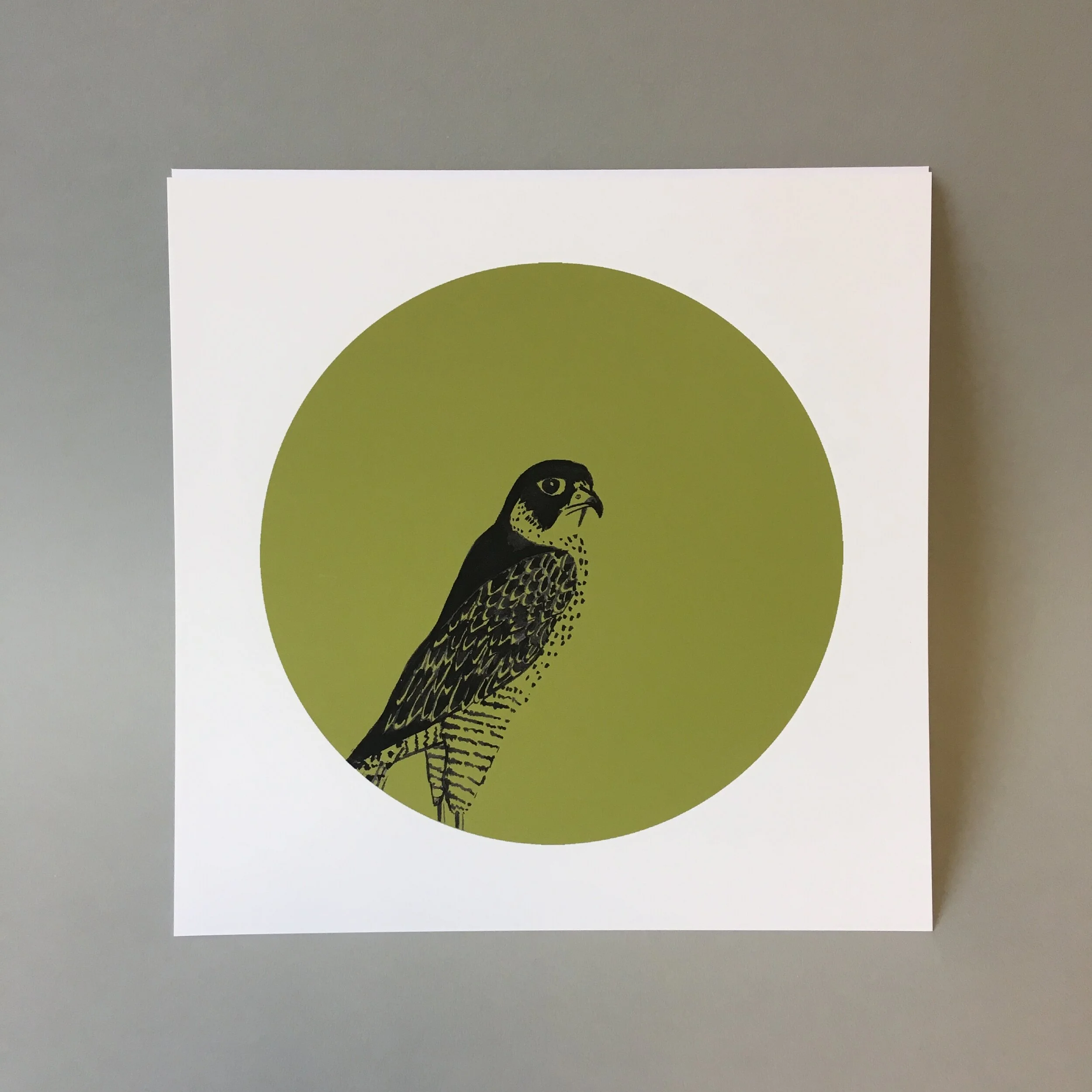 Peregrine Print Green