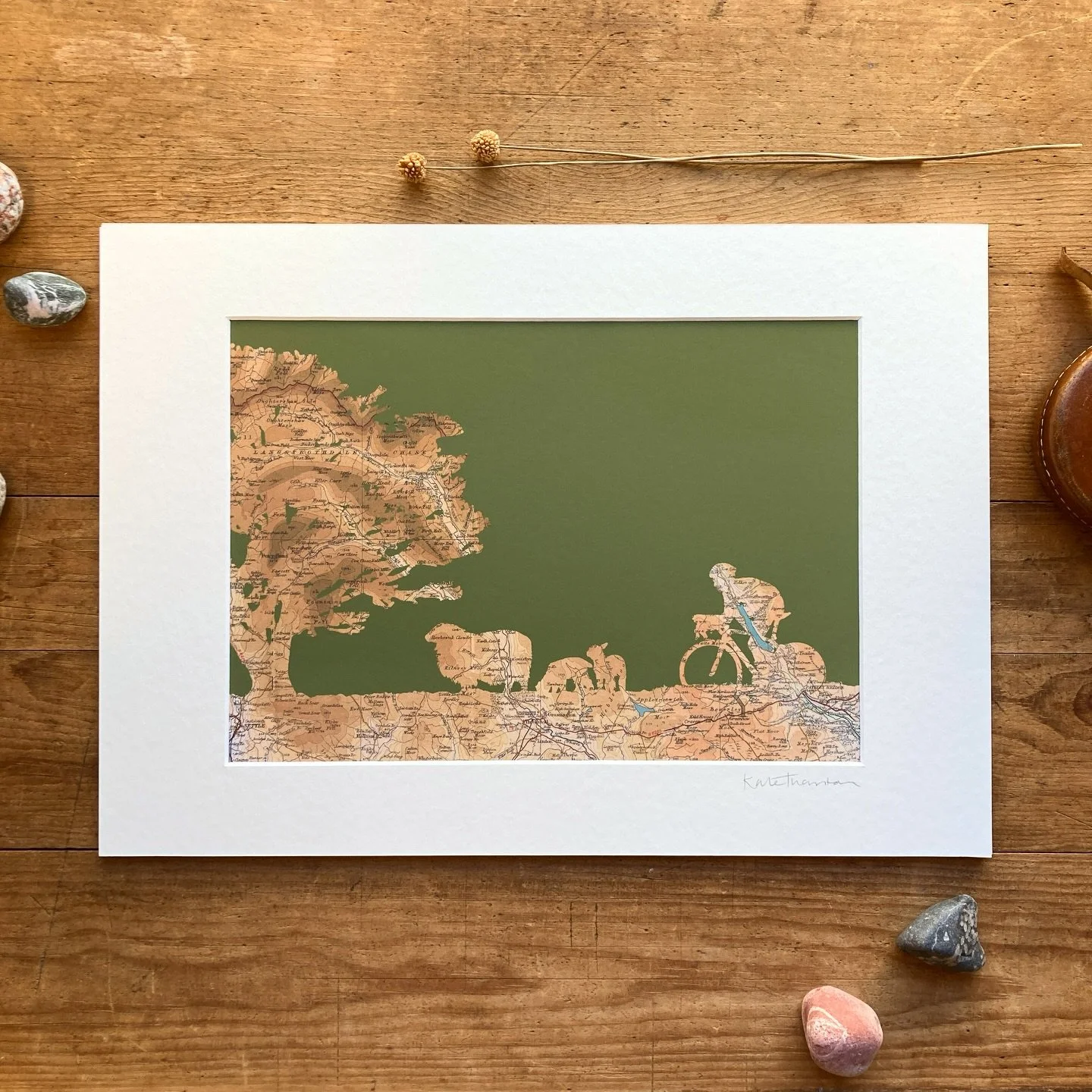 For all the Cyclists out there! Here&rsquo;s some art just for you. Cycling has got big around here since the Tour de France came through Holmfirth and over Holme Moss. I&rsquo;m guessing it&rsquo;s pretty popular everywhere. 

I have to confess, my 