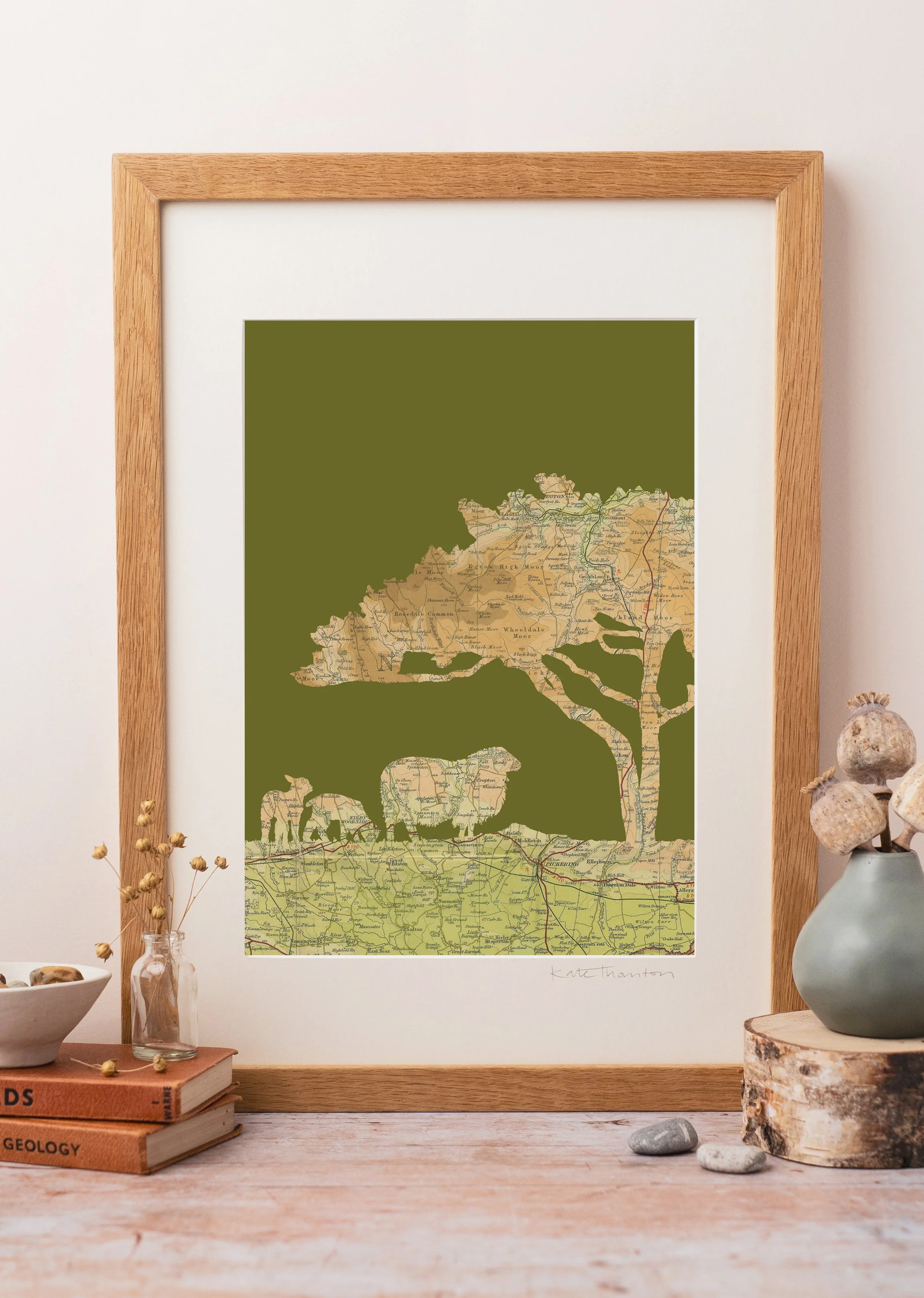 North Yorkshire Moors Sheep A3 Print Photo.jpg