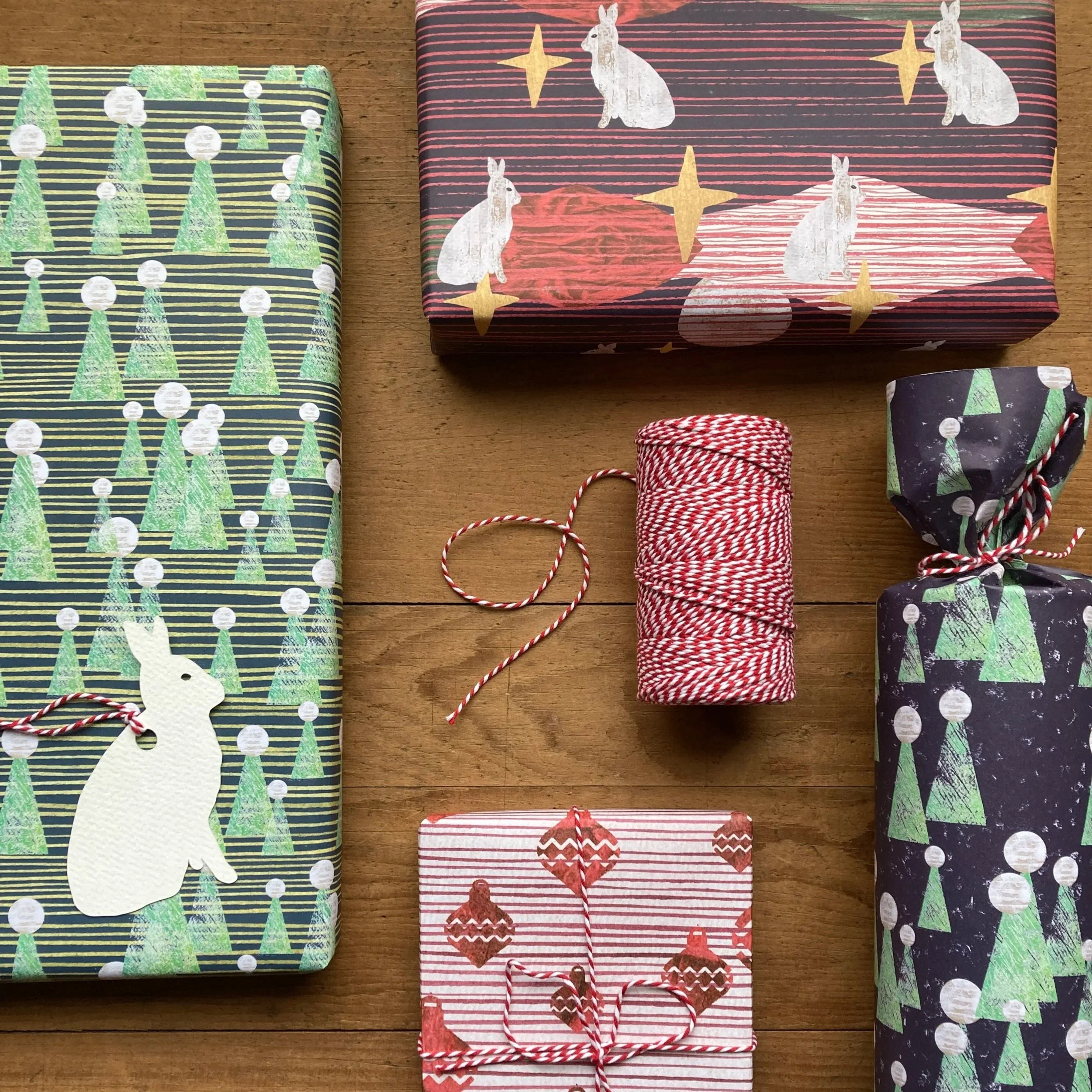 Christmas Wrap - Four Assorted Sheets