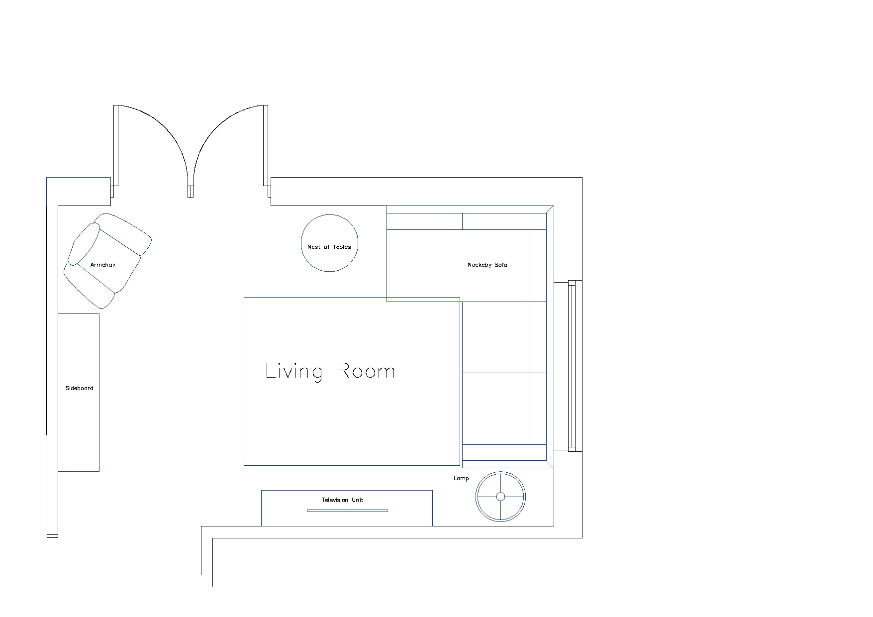 New Living Room Layout
