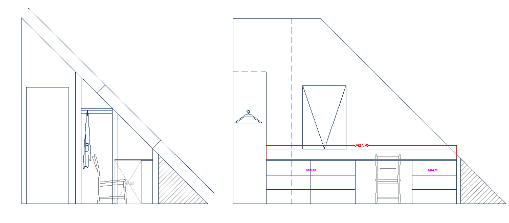 Childs' bedroom plan