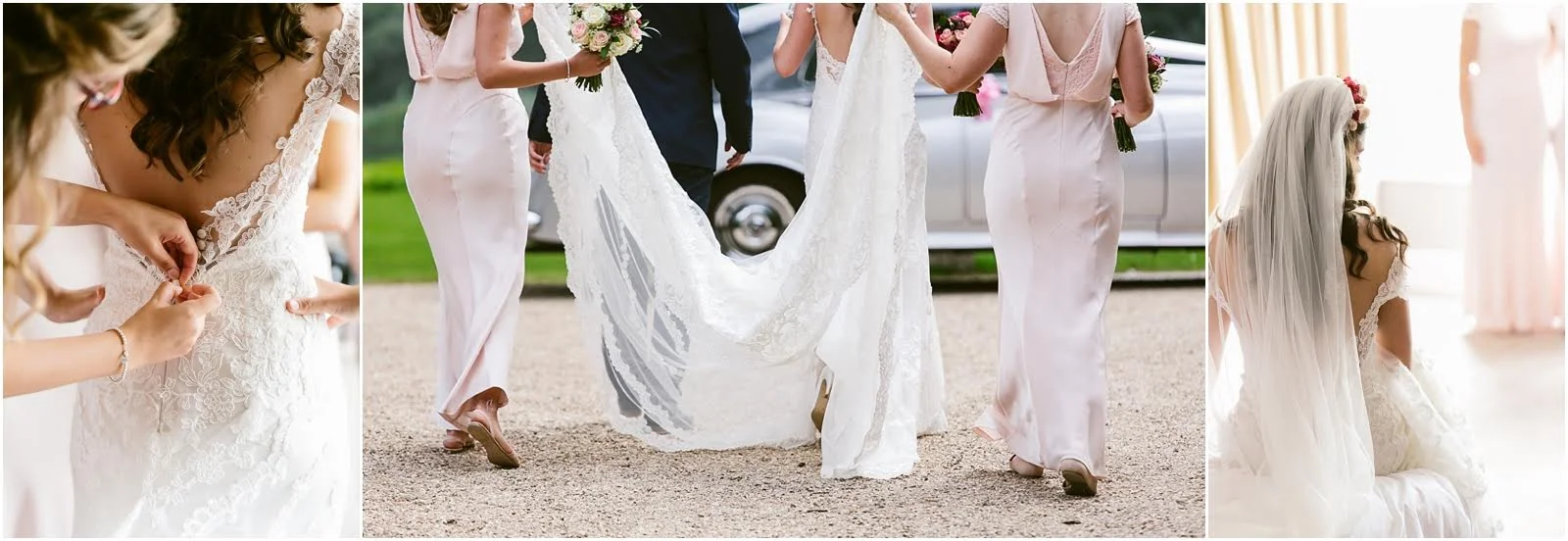 Wedding photos from a wedding at The Larmer Tree in Dorset