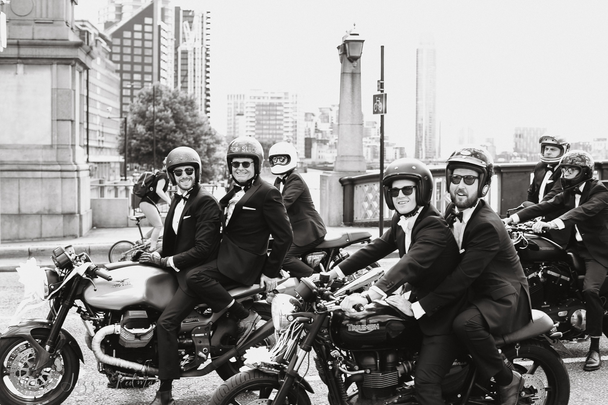 Moto Guzzi wedding photos