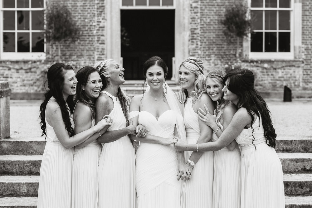 bridesmaids at St Giles House