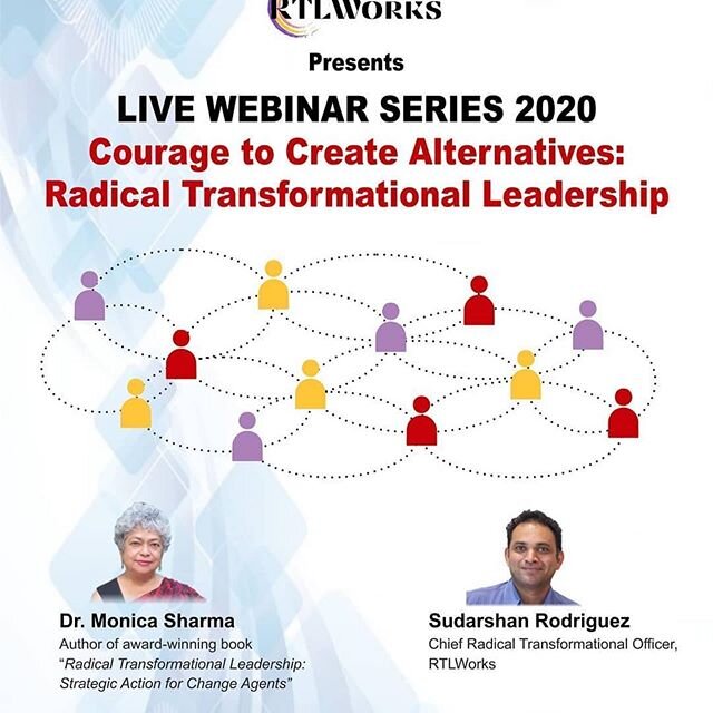 This exciting webinar series starts next Thursday 18 June with a conversation about #leadership and #covid19. Learn more and register at www.rtlworks.com