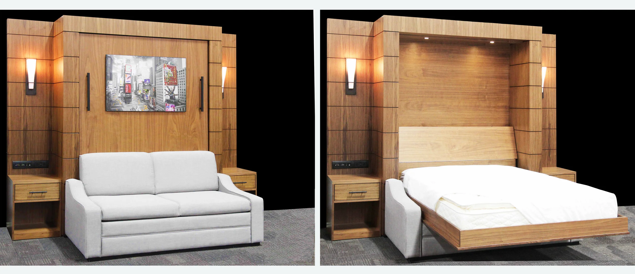 couch for murphy bed