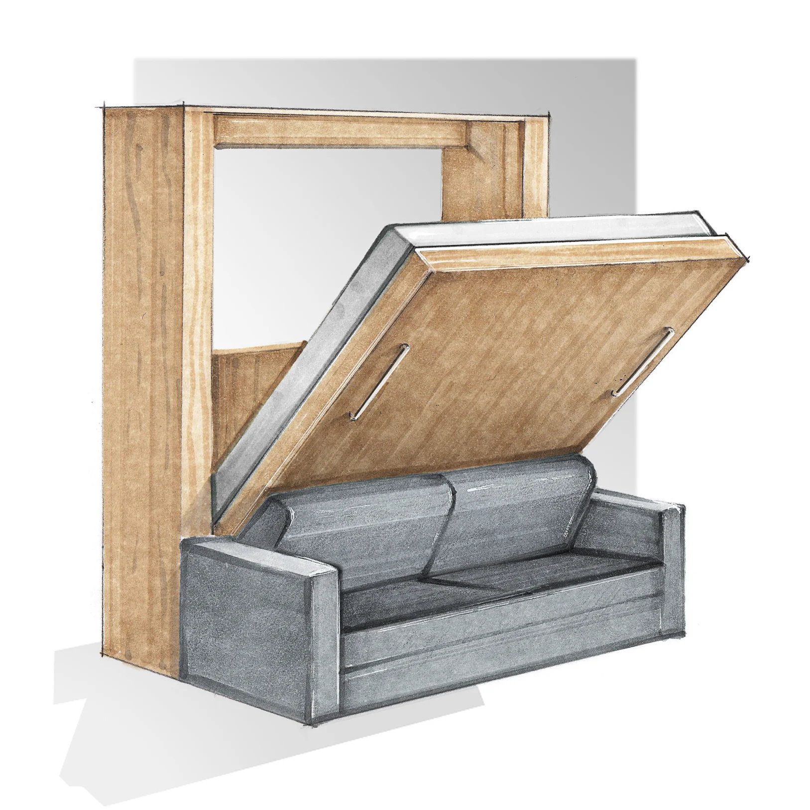 Sofa Murphy Bed System Baci Living Room