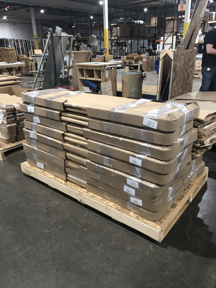 Example of like parts for Inova’s “bulk packing” method