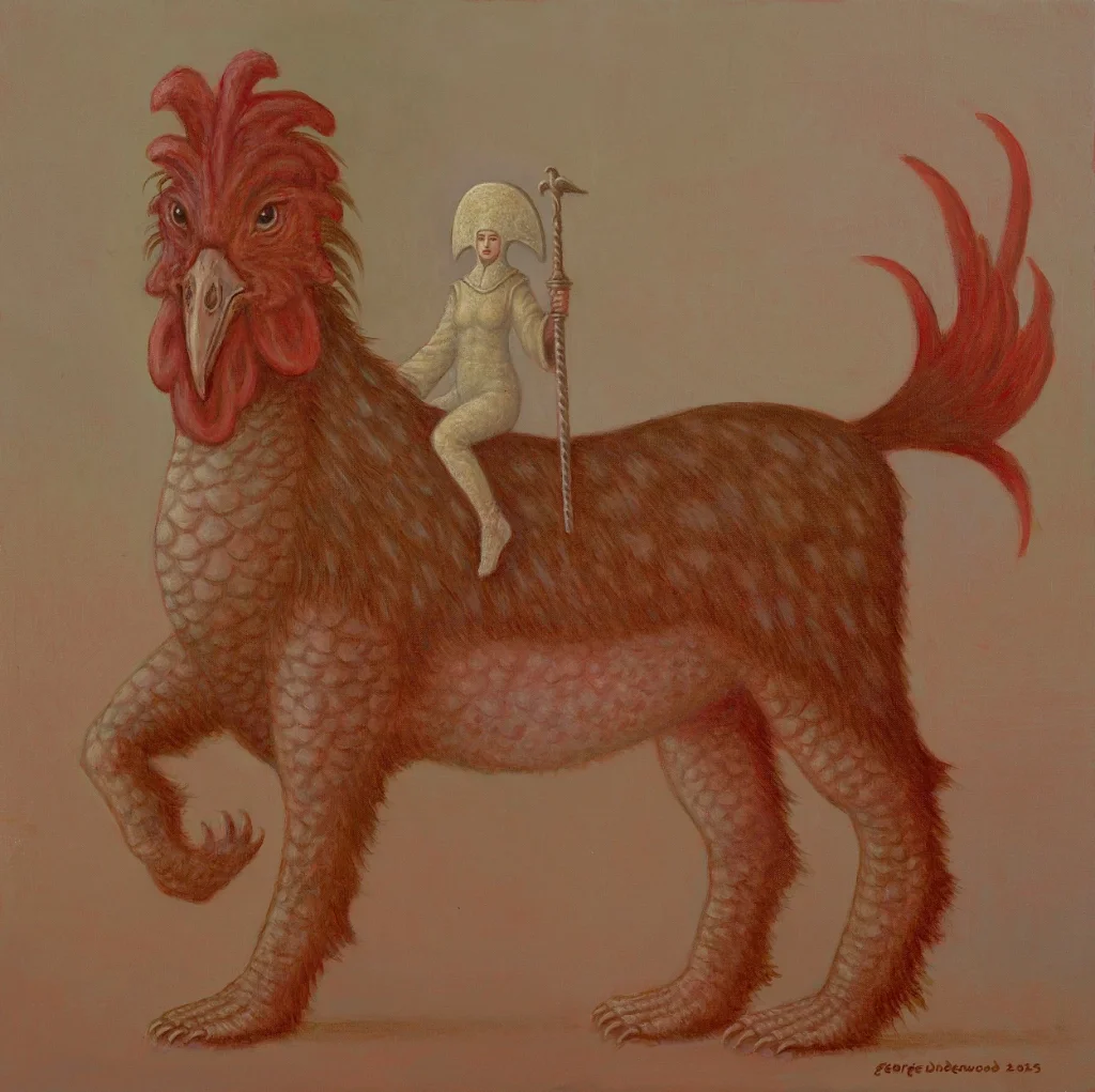 The Search Has Begun, 24 x 24 “