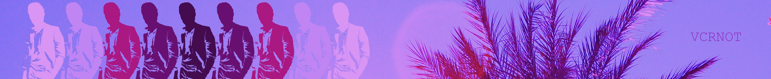  Banner designed for use on VCRNOT’s website to promote album 