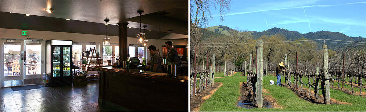 Imagery Estate Winery (left) Loxton (right)