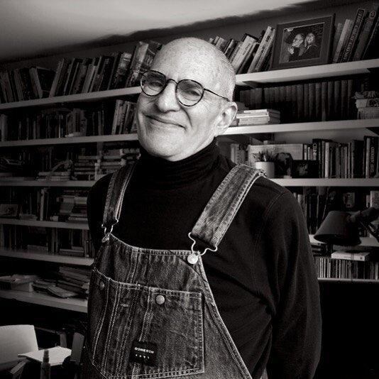 In honor of Larry Kramer, here is a portrait I shot of him in his home 15 years ago. It was truly an honor and a privilege. I always loved the photo of him and Barbra Streisand on his bookshelf. #larrykramer #restinpower #actup