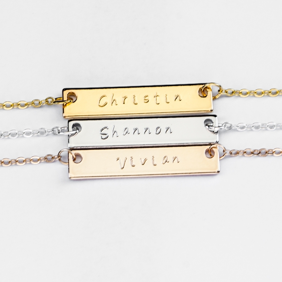 Personalized Custom Engraved Jewelry