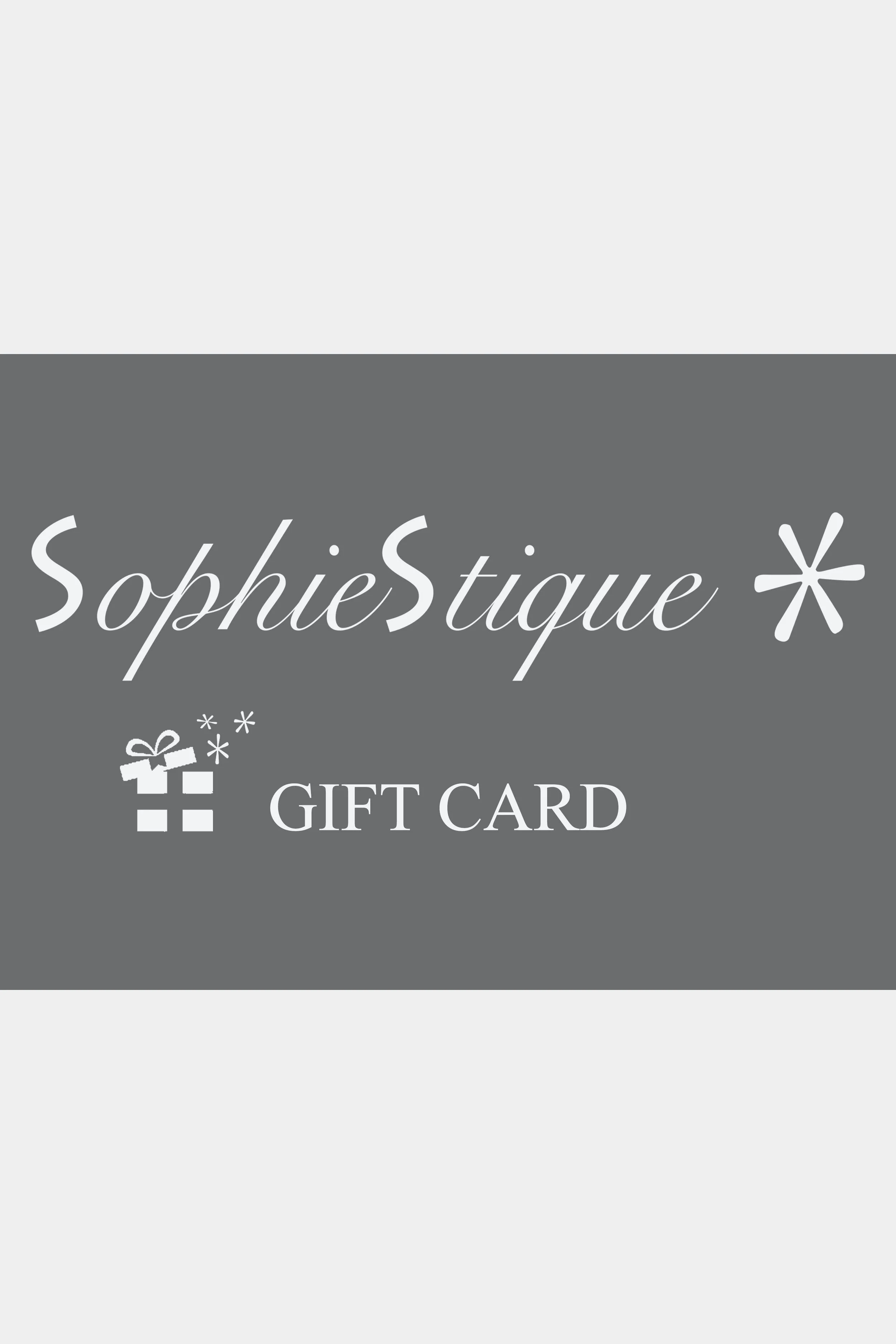 Carta Regalo Sophie Stique*