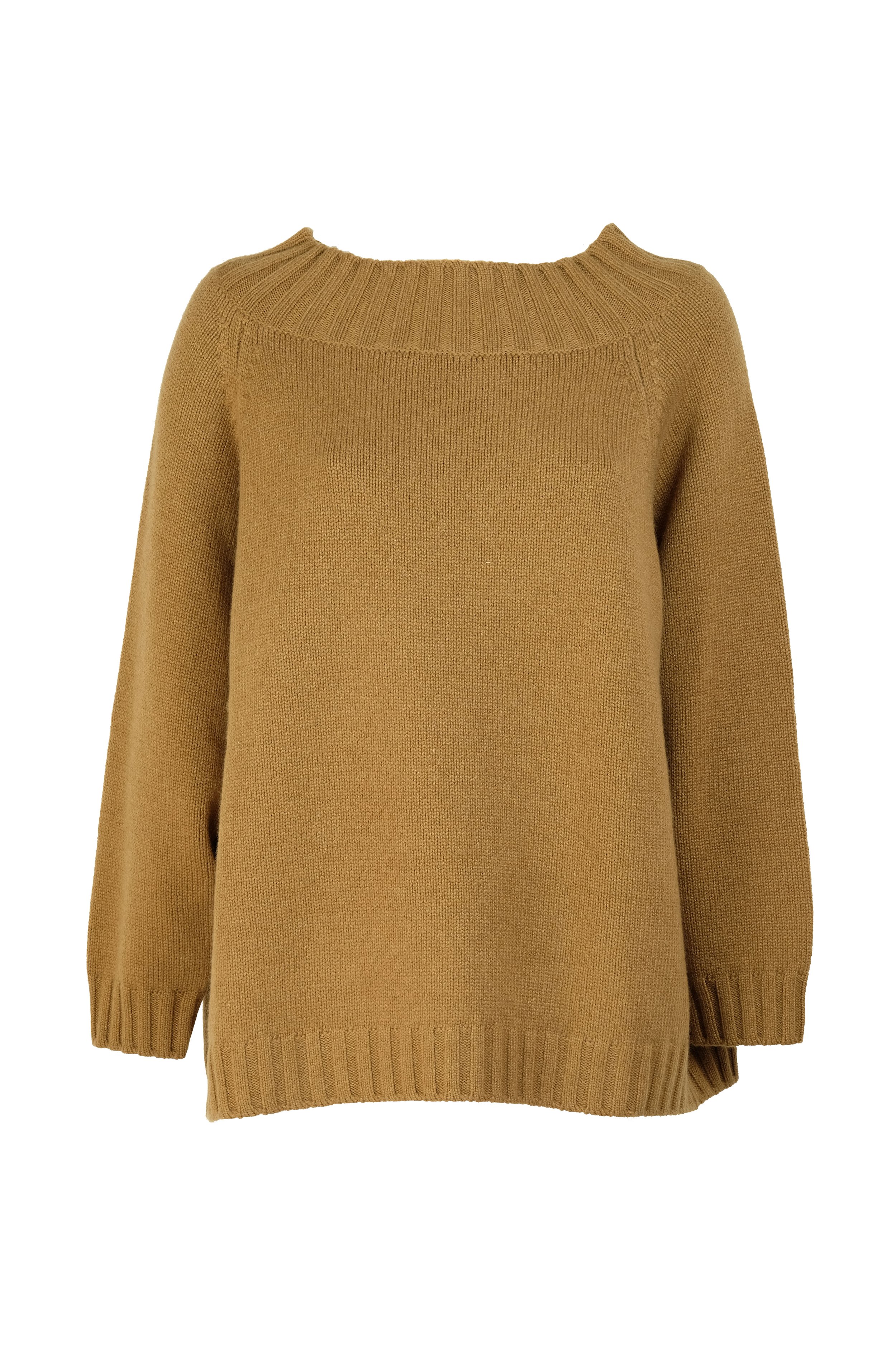 maglione morbido 100% cachemire color cammello