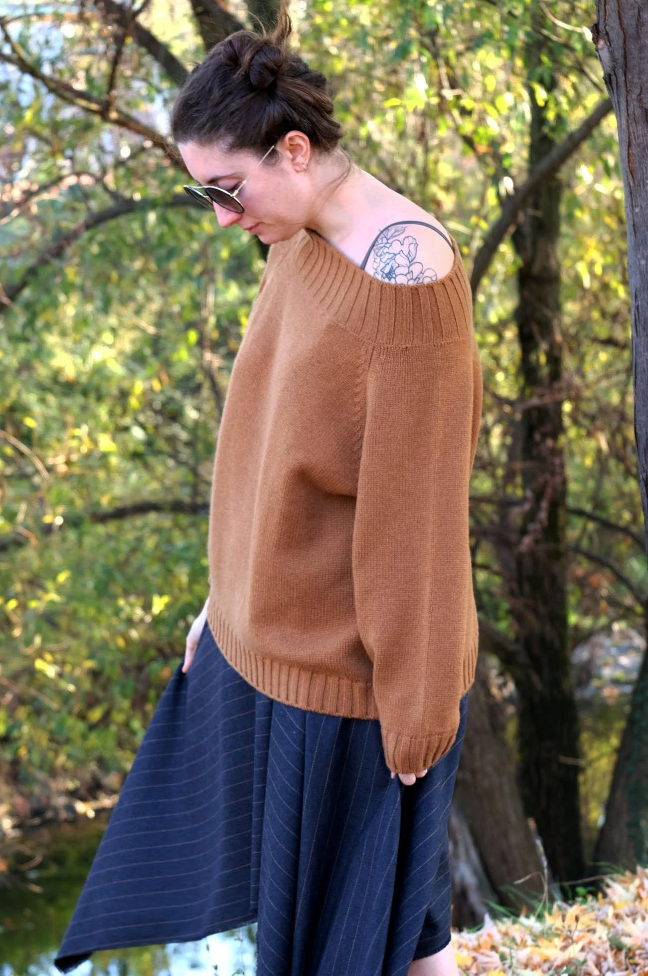 maglione morbido 100% cachemire color cammello