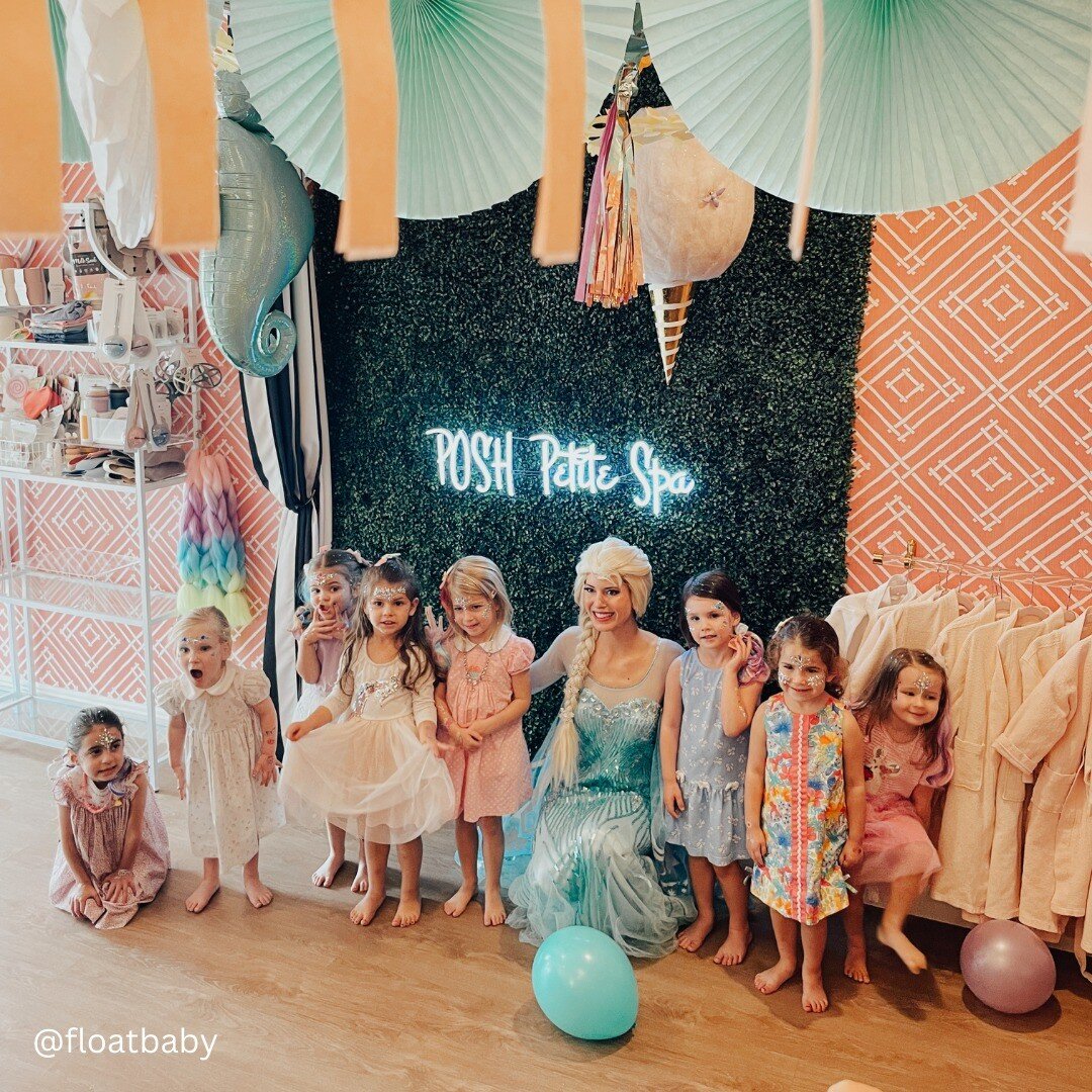 Let's Go to Float Baby for the weekend. Princess themed birthdays are in full swing this December! Book your 2023 Birthday today! #partybaby